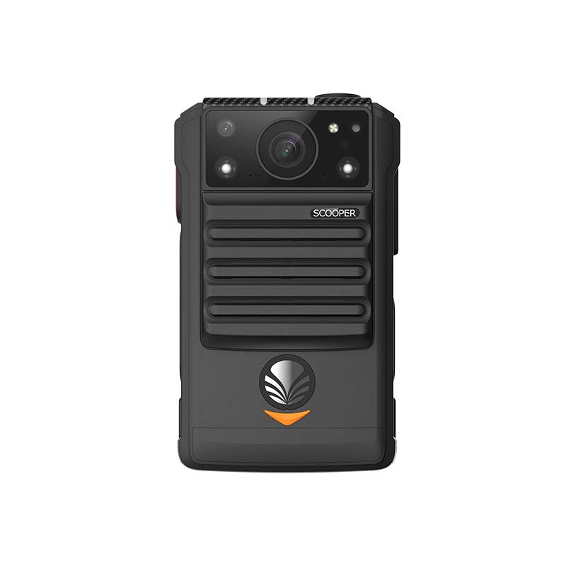Черная камера высокого разрешения с большим экраном для ношения на теле
