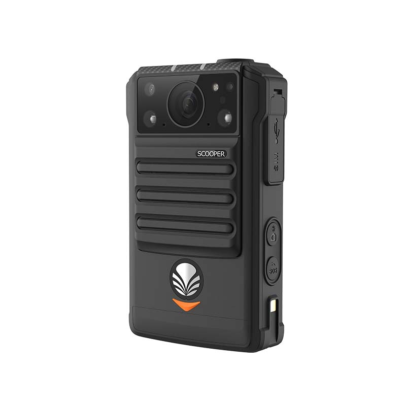 Черная носимая камера 4G для лесного патруля